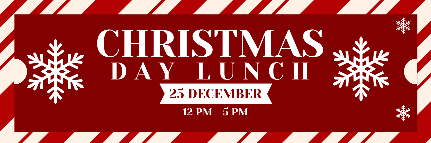 Book Christmas Day Lunch Menu